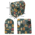 thumbnail image 4 of Pumpkin Stand Mixer Cover, Hand Drawn Cabbage Motifs in Colorful Composition Autumn Tones Pattern, Kitchen Appliance Organizer Bag Cover with Pockets, 5 Quarts, Grey Teal Multicolor, by Ambesonne, 4 of 4