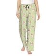 thumbnail image 1 of Fotbe Rabbit With Tie Pantalones de Pijama para Mujer, Pantalones de Dormir, Pantalones Pj con Cordón y Bolsillos-Medium, 1 of 6