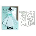 thumbnail image 1 of Troqueles metálicos de corte de vestido para tarjetería y scrapbooking, 1 of 7