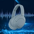 thumbnail image 2 of Stitch Bluetooth Headphones, Wireless Headphones with Microphone Includes Aux Cord, Volume Reduced Kids Foldable Headphones for School, Home, or Travel, 2 of 6
