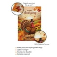 thumbnail image 5 of ViciArt Thanksgiving Turkey Garden Flag, 12" x 18", Double-Sided Polyester Fabric, Fall & Harvest Decor, 5 of 5