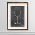 thumbnail image 2 of Barware Blueprint III - Barnwood Framed Print - 17 x 20 - Maple, 2 of 4