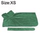thumbnail image 2 of Abrigo seco para perros - Bolsa para perros de secado rápido - Toalla albornoz para perros - MicrofibraCape GreenXS, 2 of 5