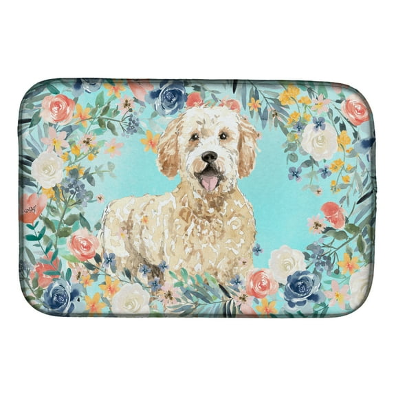 Goldendoodle Dish Drying Mat