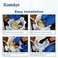 thumbnail image 4 of Koatukys 271148 Reemplazo de junta de 5 radios desviador de 2 pulgadas para válvula multipuerto Pentair HiFlow para piscina y spa (1/paquete), 4 of 7