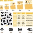 thumbnail image 6 of Black Cats Blanket Throw Super Soft and Cozy Blankets for Home Decoration, Couch, Bed, Sofa Small for Kids for All Seasons Black Cats Small for Kids, 6 of 7