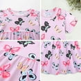 thumbnail image 7 of Rovga Girls Easter Dress 5-6 Years Sleeveless Dresses Crewneck Cartoon Prints Sundress Classic Playsuit Pink, 7 of 7