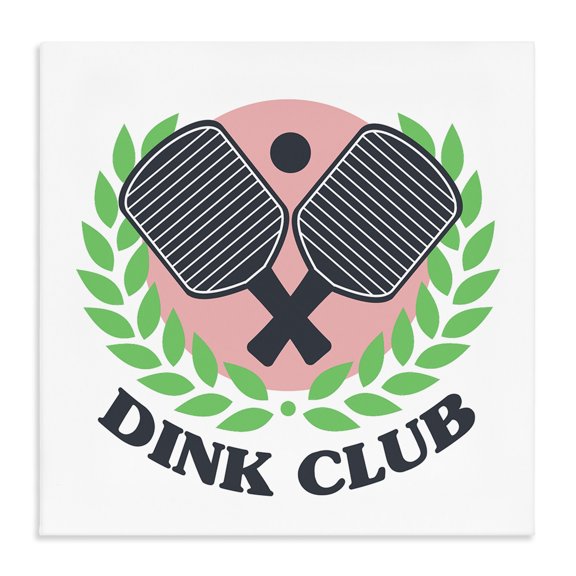 Stupell Industries Contemporary Dink Club Table Tennis Laurel Canvas Art, 30 x 30, by Lil' Rue