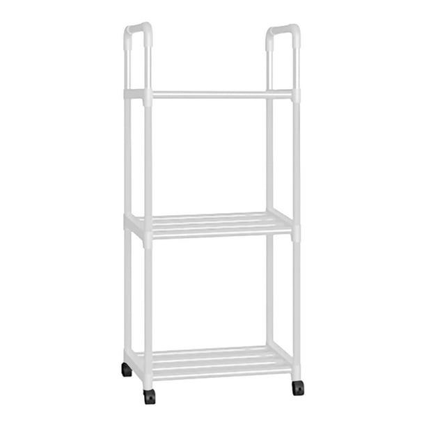 Estante de almacenamiento de cocina, organizador de utensilios de cocina para microondas, estantería de hierro móvil, estante de almacenamiento multiusos reforzado de pie.