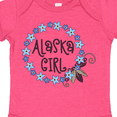 thumbnail image 4 of Inktastic Alaska Girl Forget-me-not Flower Girls Baby Bodysuit, 4 of 5