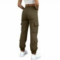 thumbnail image 5 of christmas pants,Wide Leg Sweatpants Women Cargo Pants for Girls High Waisted Baggy Sweatpants for Women Casual Pants with Pockets,Womens Sweatpants Baggy Wide Straight Leg Sweats Pants with Pockets, 5 of 7