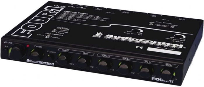 AudioControl FOUR.1i In-Dash 5 Band Equalizer Pre Amp Line Driver Aux Input New 