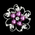 thumbnail image 7 of Fasijew Hollow Out Brooch Hat Brooch Faux Pearl Hollow Out Flower Brooch Stainless Exquisite Wear-resistant Coat Collar Hat Scarf Decoration Clothes Pin (Women), 7 of 7
