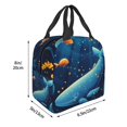thumbnail image 3 of Easygdp Whimsical Underwater Fantasy Bolsa Térmica Premium - Tela Oxford Impermeable, Gran Capacidad, Bolsillo Frontal, Unisex para Trabajo, Escuela, Actividades al Aire Libre y Picnics, 3 of 8