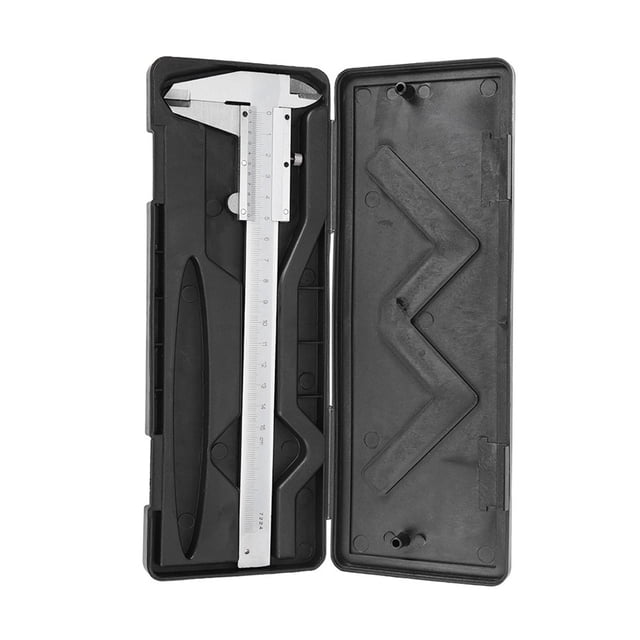 Calibrador Vernier de metal de acero al carbono de alta precisión, herramienta de medición de calibre micrométrico de 0 a 150 mm