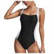 thumbnail image 1 of MKLEKYY Trajes De Baño Mujer Control Abdomen Women'S Swimsuit Flat Belly Slim Fit Sexy Swimsuits Push Up Padded Color Block Summer Swimwear Pool Beachwear, 1 of 6