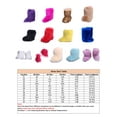 thumbnail image 2 of Avamo Girl Warm Fuzzy Booties Round Toe Walking Non-Slip Platform Fluffy Boots Plum Red 11.5C, 2 of 2