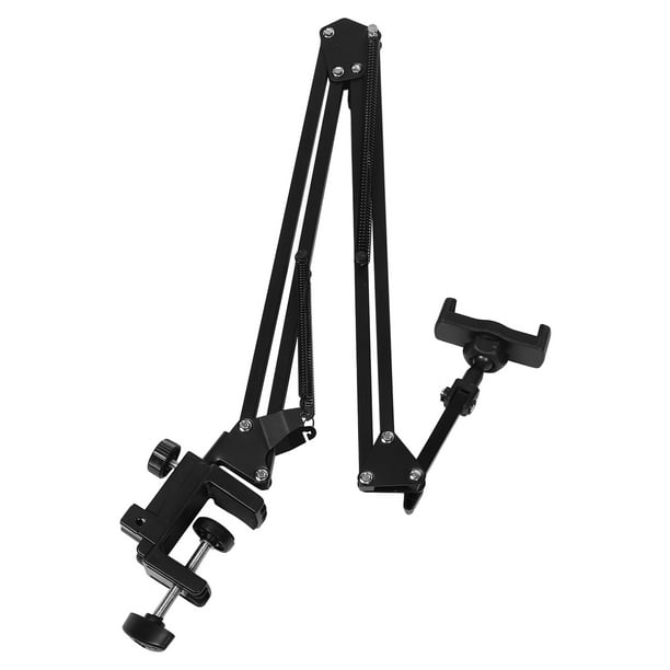 Soporte de teléfono de sobremesa con abrazadera para escritorio, soporte para cama