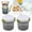 D, variant on Glass Water Bottle,3pc Portable Reusable Parfait Cups With Lids Yogurt Cup With Topping Cereal Or Oatmeal Container Leak Proof Breakfast On The Cups 20OZ For Meal Pre Protion