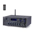 thumbnail image 2 of Pyle Bluetooth Home Audio Amplifier Receiver Stereo 300W Dual Channel Sound Audio System w/MP3, USB, SD, AUX, RCA, MIC, Headphone, FM, LED, Reverb Delay, for Home Theater Speakers, Studio - PDA69BU, 2 of 15