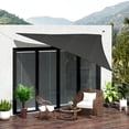 thumbnail image 2 of Outsunny Sun Shade Sail with Led Lights, 90% UV Block Triangle Shade Cloth, 2 of 10