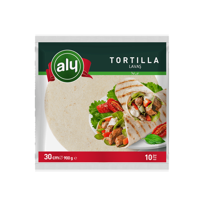 Aly Tortilla Lavaş 30 cm 10'lu Paket Walmart.com