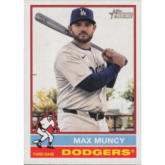 2025 TOPPS HERITAGE #359 MAX MUNCY LOS ANGELES DODGERS