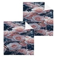 thumbnail image 2 of BZSMCE Towel Cotton Face Towel Soft Hand Towels Fashion Nocturne Rose Shimmer Pattern, 2 of 9
