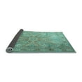 thumbnail image 2 of Ahgly Company Indoor Square Persian Light Blue Traditional Area Rugs, 3' Square, 2 of 4