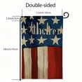 thumbnail image 3 of PHYHOO Garden Flag Double Sided, Patriotic Yard Decoration,Small Seasonal Outdoor Decor for Summer Independence Day,Memorial Day,Veteran's Day Farmhouse Holiday Outside White, 3 of 6