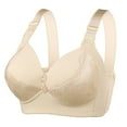 Push Up Bras High Impact Sports Bra Bra Strap 4Pack Beige 8 Units