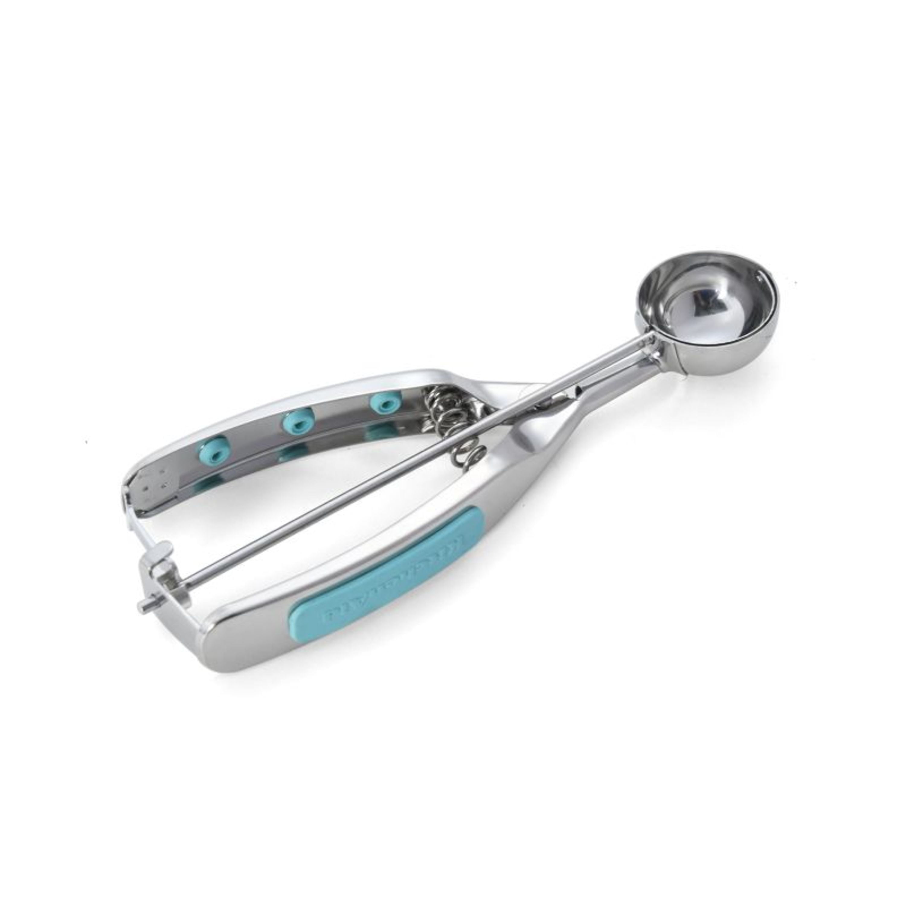 NEW KitchenAid Cookie Scoop Easy Release Soft Blue Grip Sturdy Stainless  Steel