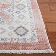 thumbnail image 3 of SAFAVIEH Blair Lailee Traditional Machine Washable Area Rug, 6'7" x 6'7" Round, Rose/Blue, 3 of 8