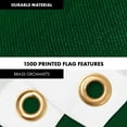 thumbnail image 4 of G128 Combo Pack: 6 Ft Tangle Free Spinning Flagpole (Black) & Pakistan Flag 3x5 Ft Printed 150D Polyester, Brass Grommets (Flag Included) Aluminum Flag Pole, 4 of 9