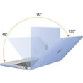 thumbnail image 5 of Mosiso MacBook Pro 14 inch Case 2024-2021 M5 M4 M3 M2 M1 Pro Max A3434 A3112 A3185 A3401 A2918 A2992 A2779 A2442, Plastic Hard Shell&Keyboard Cover&Screen Film&Pouch, Serenity Blue, 5 of 6