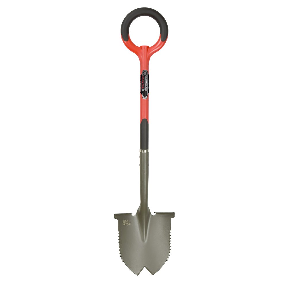 Radius Garden 22211 43" X 10" X 3.25" Root Slayer Round Head Shovel