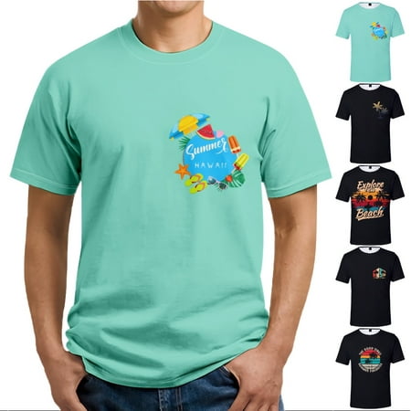 

MLFU Hawaii Unisex 3D Print Graphic T-Shirt Novelty Tops Shirt For Women Men