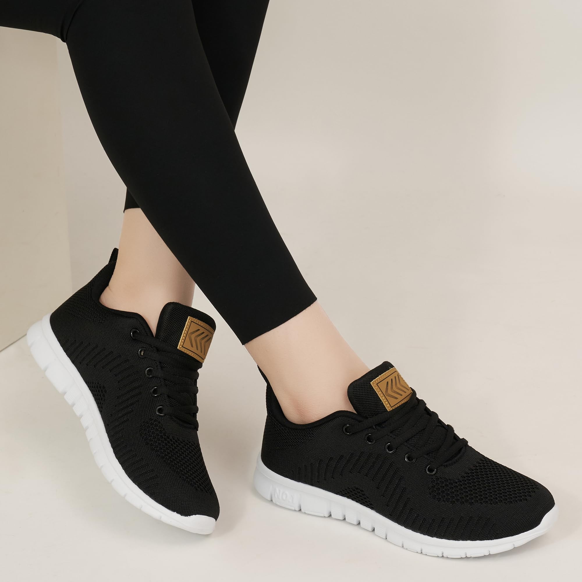 Ecetana Sneakers for Women Walking Shoes Comfortable Breathable Mesh Tennis Shoes