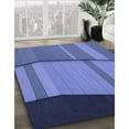 thumbnail image 2 of Ahgly Company Indoor Square Patterned Sky Blue Dress Blue Area Rugs, 5' Square, 2 of 6