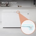 thumbnail image 4 of White Westinghouse  Congelador 14 pies |380 L  Acero blanco  Control dual de temperatura  Condensador interno Canastilla interior  Manija exterior  Cerradura llave  Luz interior  Ruedas, 4 of 9