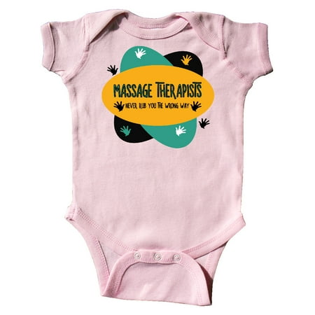 

Inktastic Colorful Massage Therapists Hands Rub Gift Baby Boy or Baby Girl Bodysuit