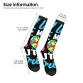 thumbnail image 2 of Fuzoiu I Love My Autism Print Adult Stockings,Crew Socks,Unisex Fashion Socks, Casual Sports Socks,Comfortable Crew Socks for Everyday Wear and Sports, 2 of 6