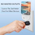 thumbnail image 3 of PhooArto Beach Sunset Plug in LED Night Light Auto Sensor Dusk to Dawn Decorative Night for Bedroom, Bathroom, Kitchen, Hallway, Stairs, Baby's Room, Energy Saving, 3 of 7