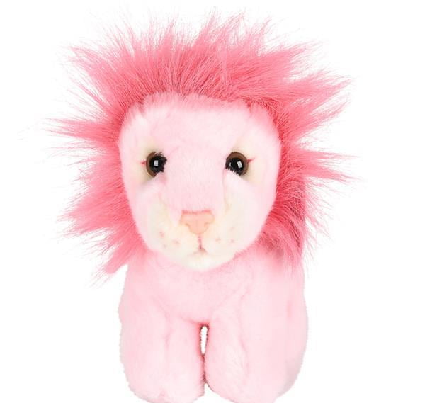 pink lion stuffed animal
