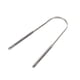 thumbnail image 2 of Raspador de lengua de acero inoxidable, raspador de lengua de metal para el cuidado bucal, raspador para eliminar el mal aliento, raspador de lengua, diseño fácil de usar, 2 of 14