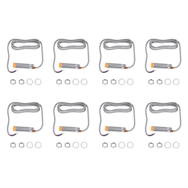 8X LJ18A3-8-Z/BX 8mm Interruptor NPN NO de Proximidad Inductiva Sensor de Aproximacion DC 6-36V