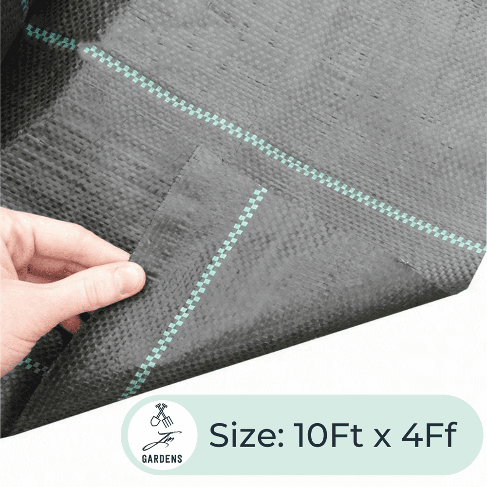 Weed Barrier 10x4Feet, Weed Control Mat, 3.5 Ounces