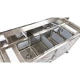 thumbnail image 5 of 60 in. Portable Food Truck Wash Station 4 Compartment Sink 59.8''Wx20.3''Dx42.3''H, 5 of 10