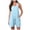 Blue, variant on Women's Casual Rompers Summer Sleeveless Jumpsuits Loose Spaghetti Strap Shorts Overalls Trendy Outfits With Pockets,Hot Pink,XXL