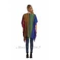 thumbnail image 6 of Beautybatik Multicoloured Boho Stripe Caftan Women Tunic Top Blouse Plus Size 4X, 6 of 6